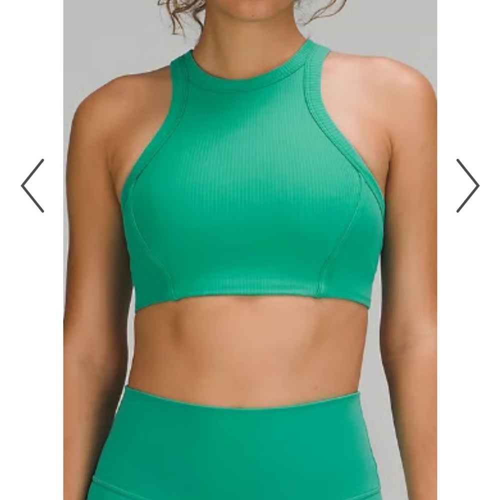 Lululemon Nulu Ribbed High-Neck Sports Bra